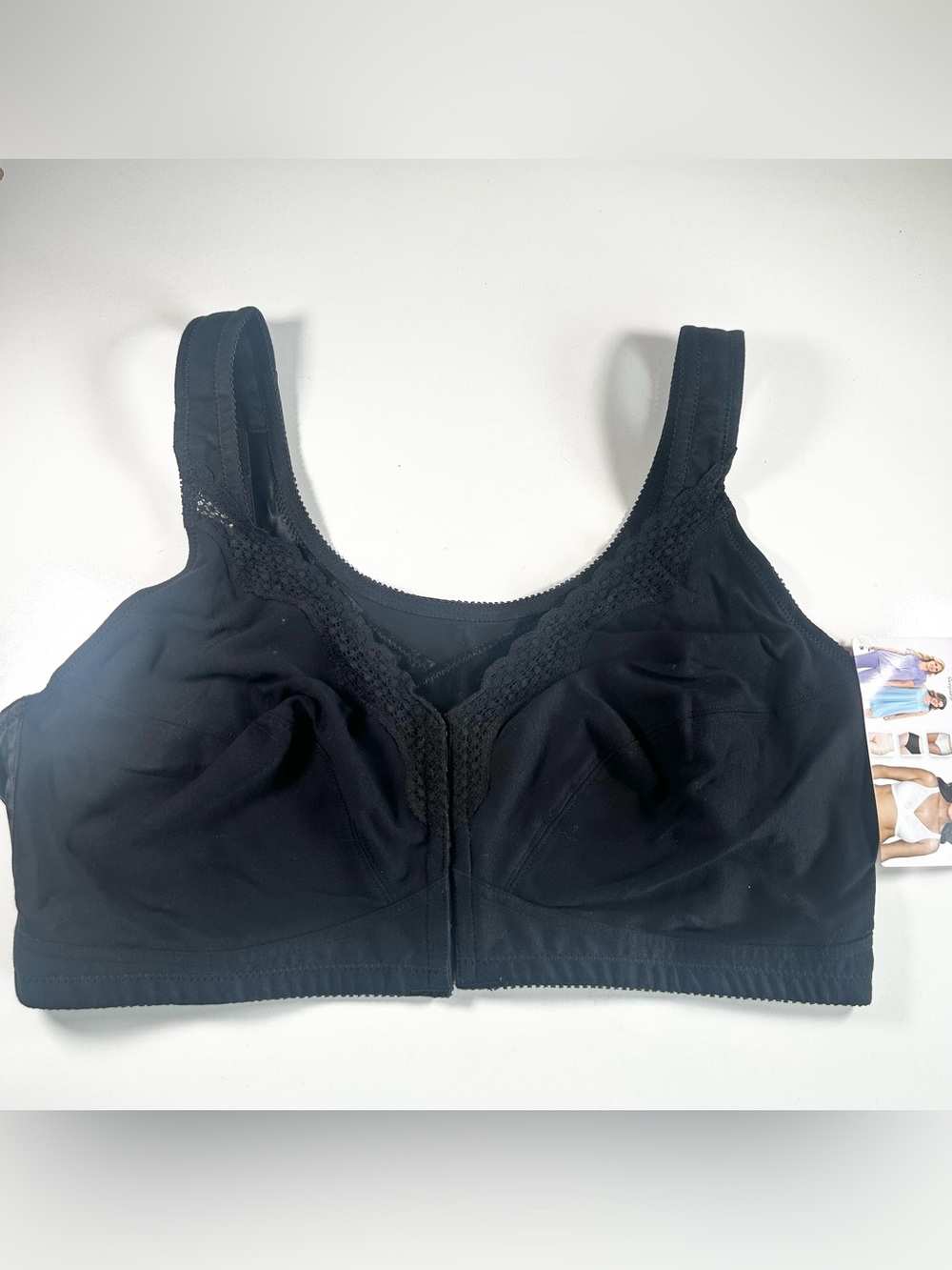 Exquisite Form Black Bra RN 139861 - Size 42 DD
